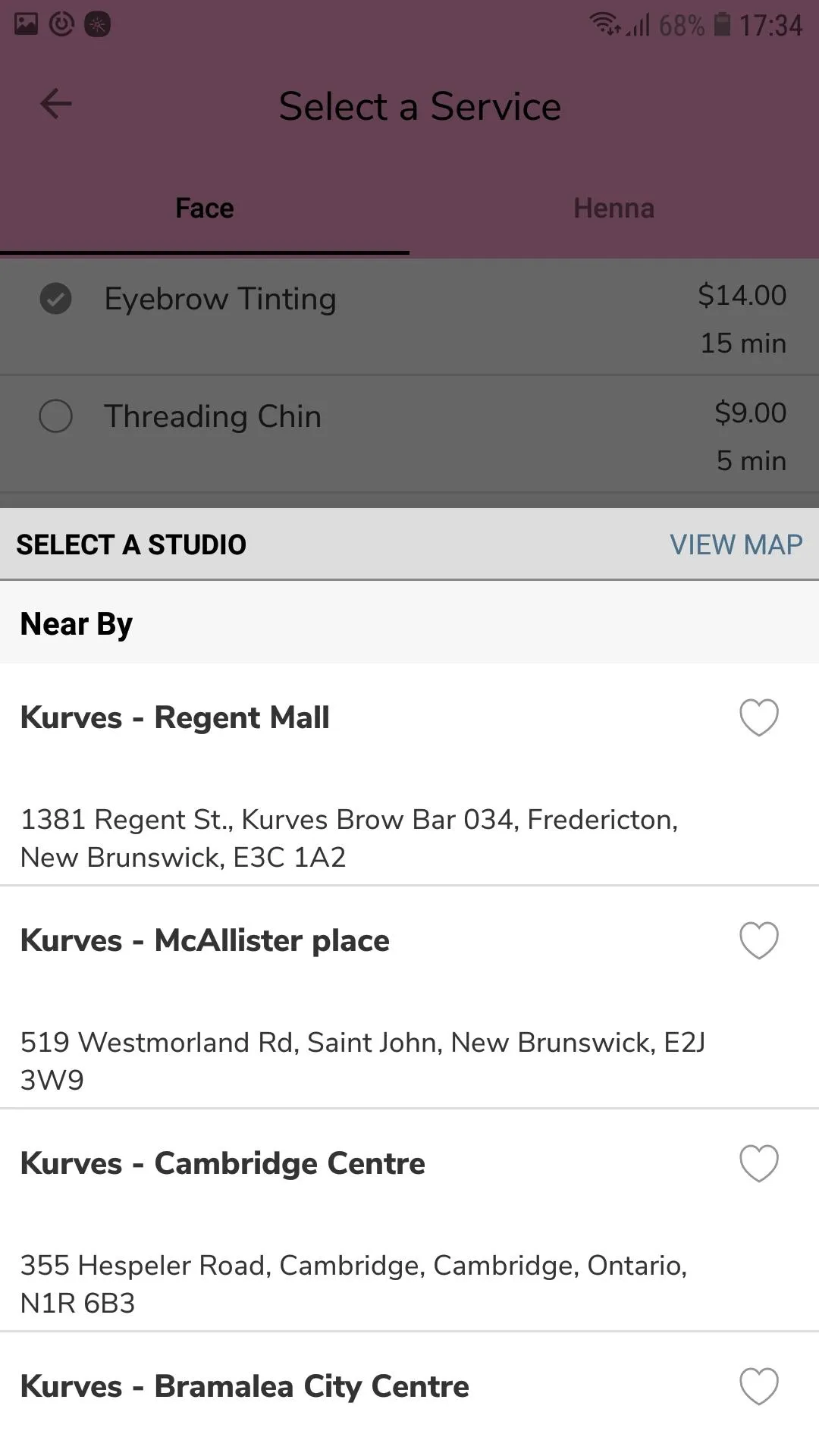 Kurves Brow Bar | Indus Appstore | Screenshot