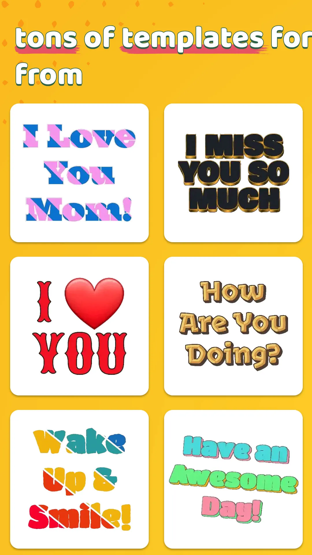 Animated Text Sticker Maker | Indus Appstore | Screenshot