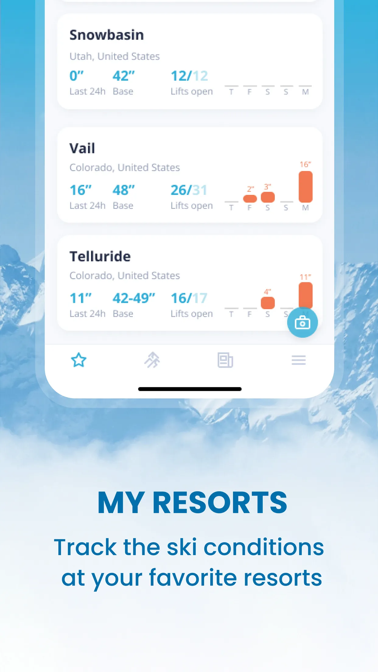 OnTheSnow Ski & Snow Report | Indus Appstore | Screenshot