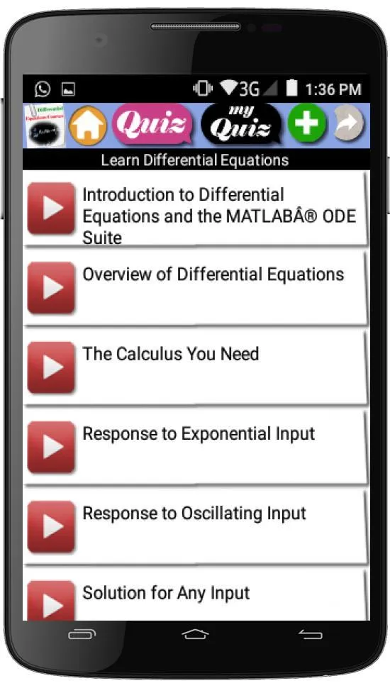 Differential Equations  Course | Indus Appstore | Screenshot