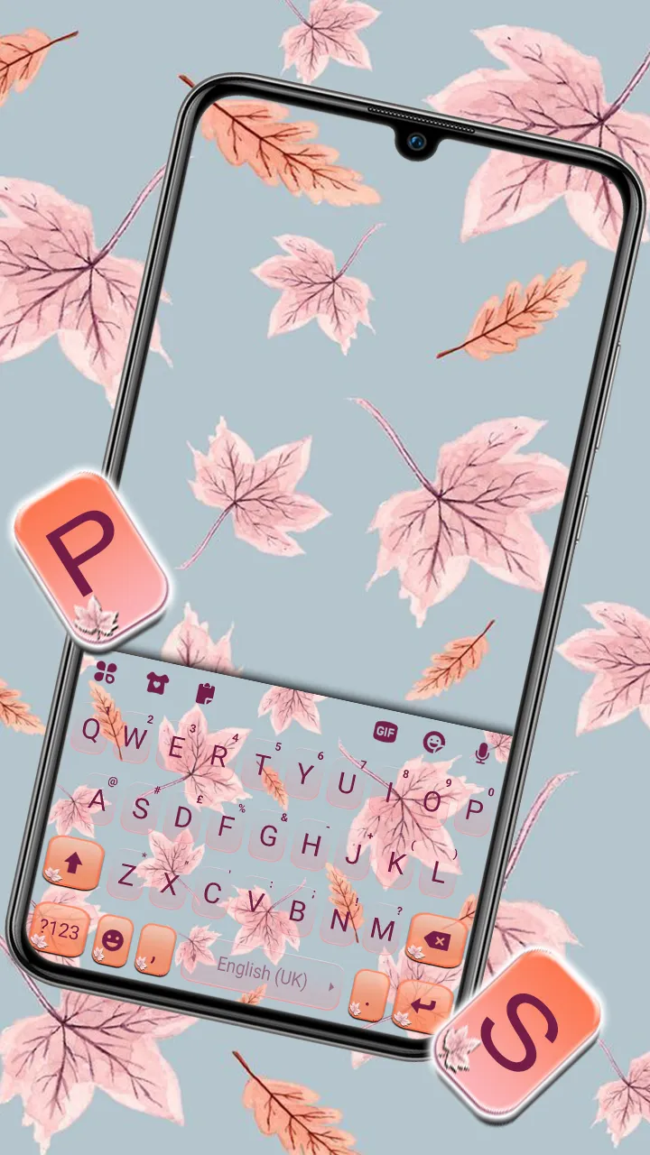 Aesthetic Maple Leaf Keyboard  | Indus Appstore | Screenshot