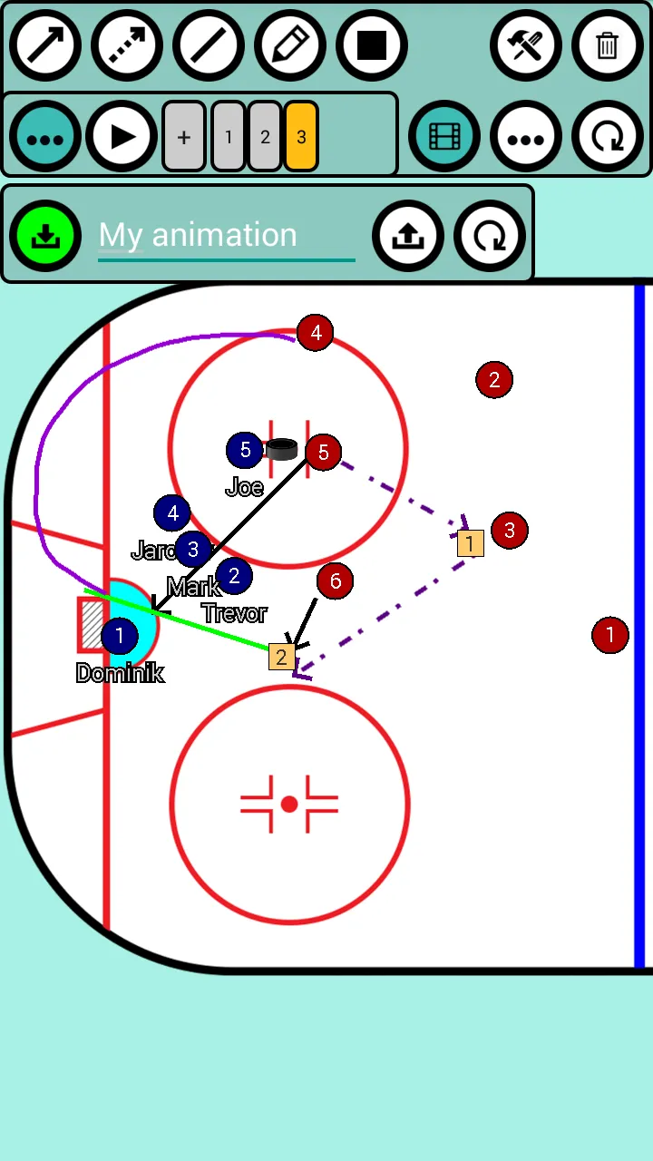 Hockey Tactic Board | Indus Appstore | Screenshot