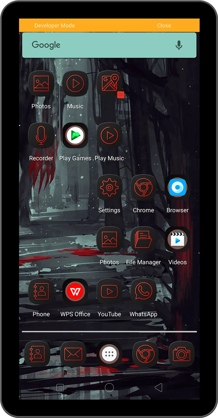 Black Theme for Halloween | Indus Appstore | Screenshot