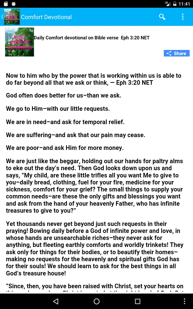 Daily Comfort Devotional | Indus Appstore | Screenshot