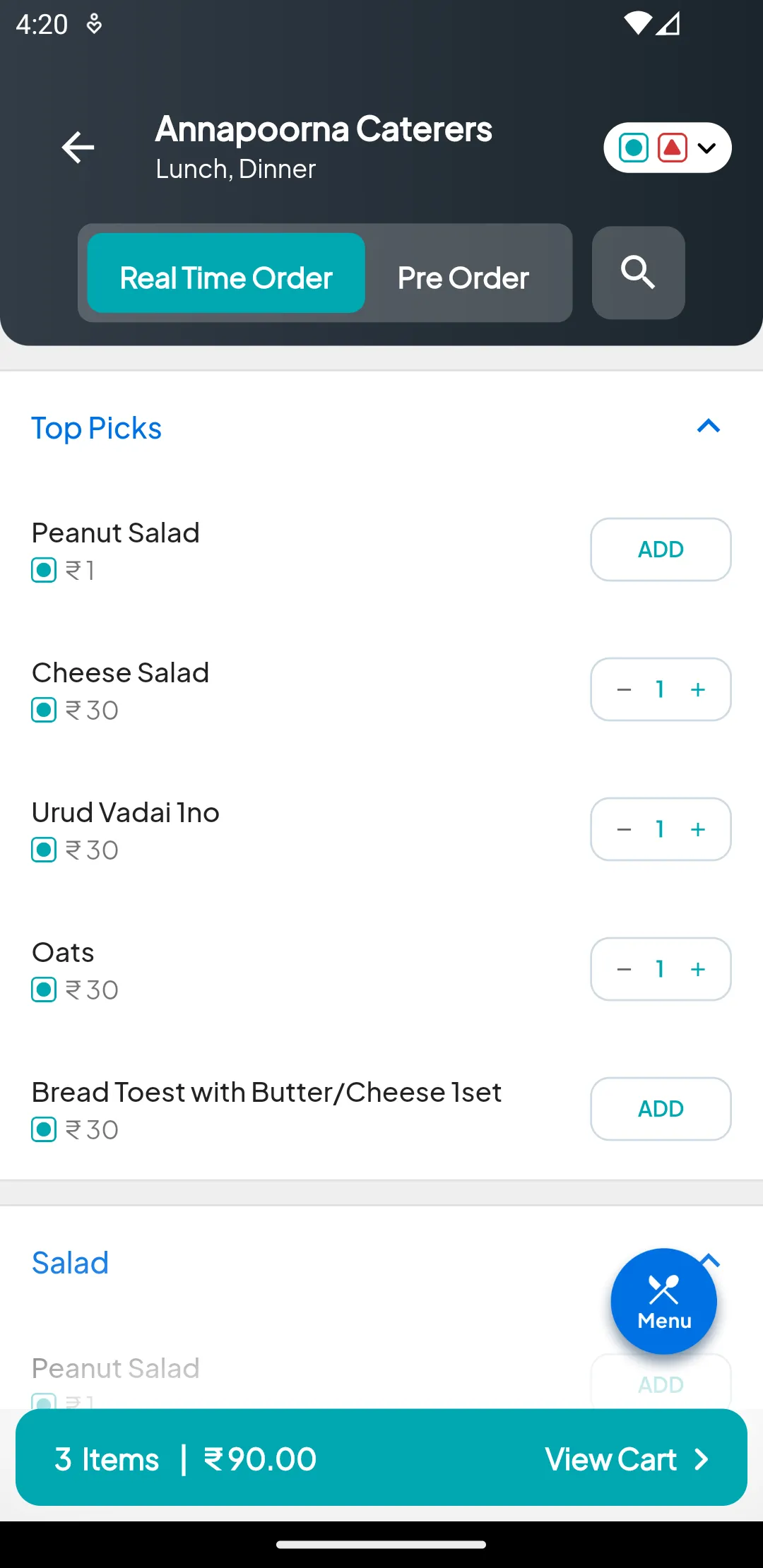 Platos - Cafeteria Redefined | Indus Appstore | Screenshot