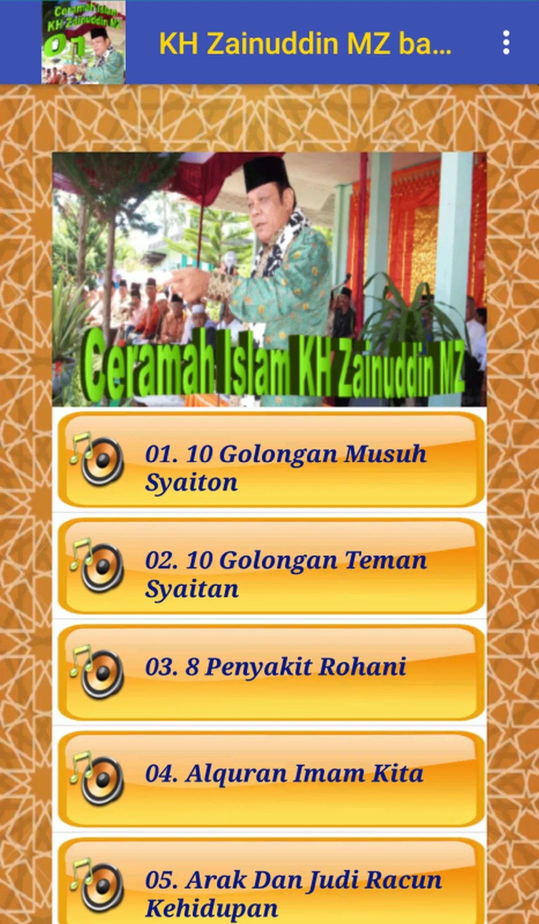 Ceramah Islam Zainuddin MZ 1 | Indus Appstore | Screenshot