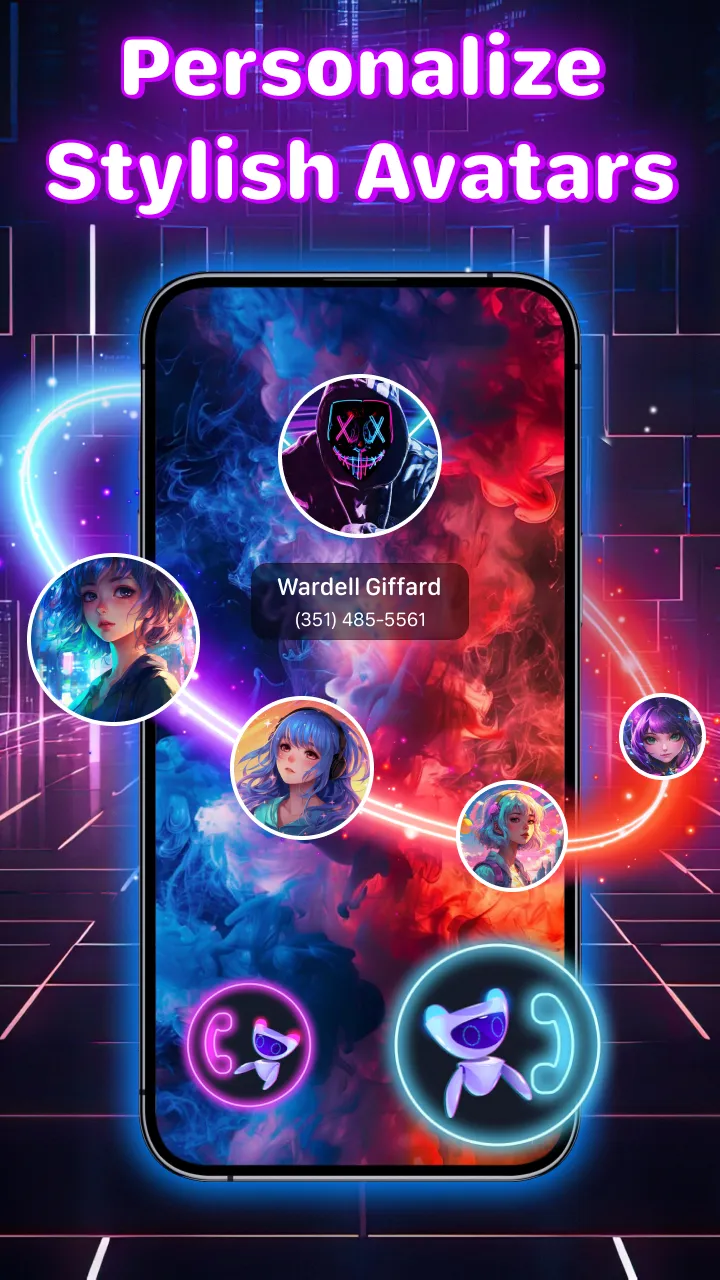 Call Screen Theme: Color Phone | Indus Appstore | Screenshot