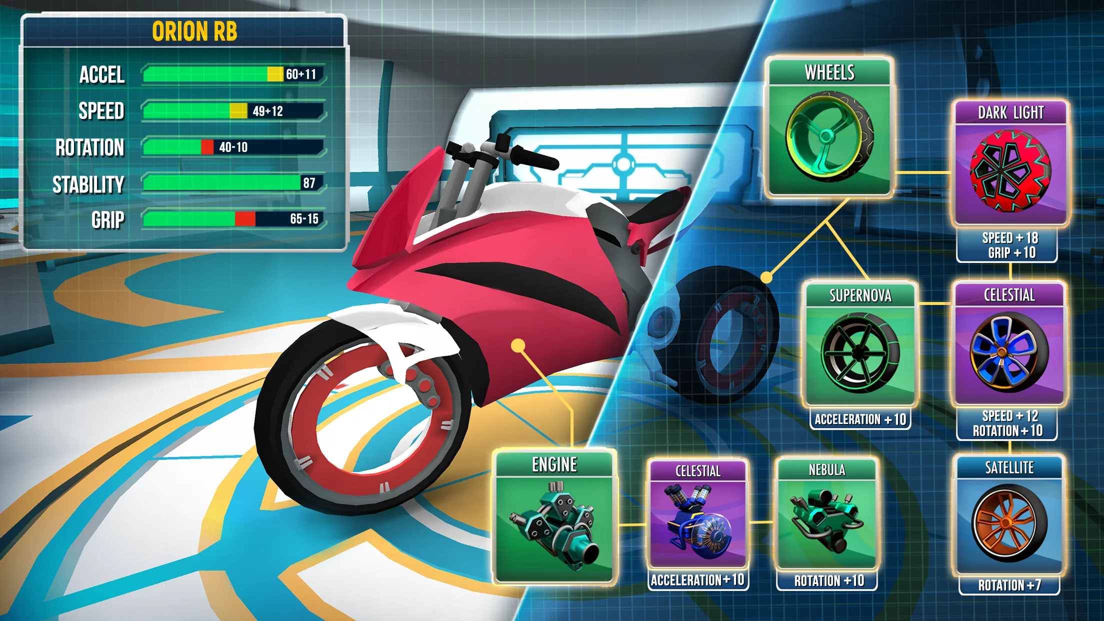 Gravity Rider: Space Bike Race | Indus Appstore | Screenshot