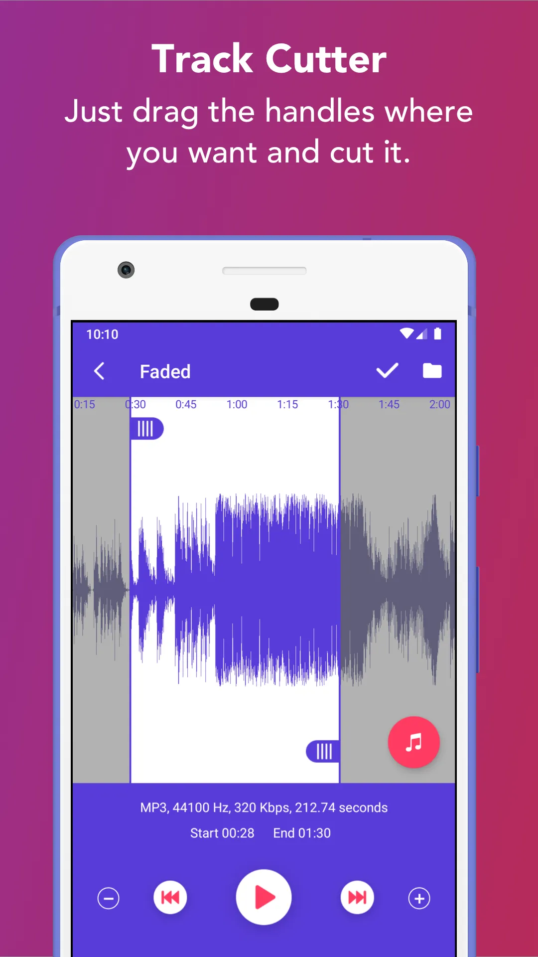 Music Editor: Ringtone & MP3 | Indus Appstore | Screenshot