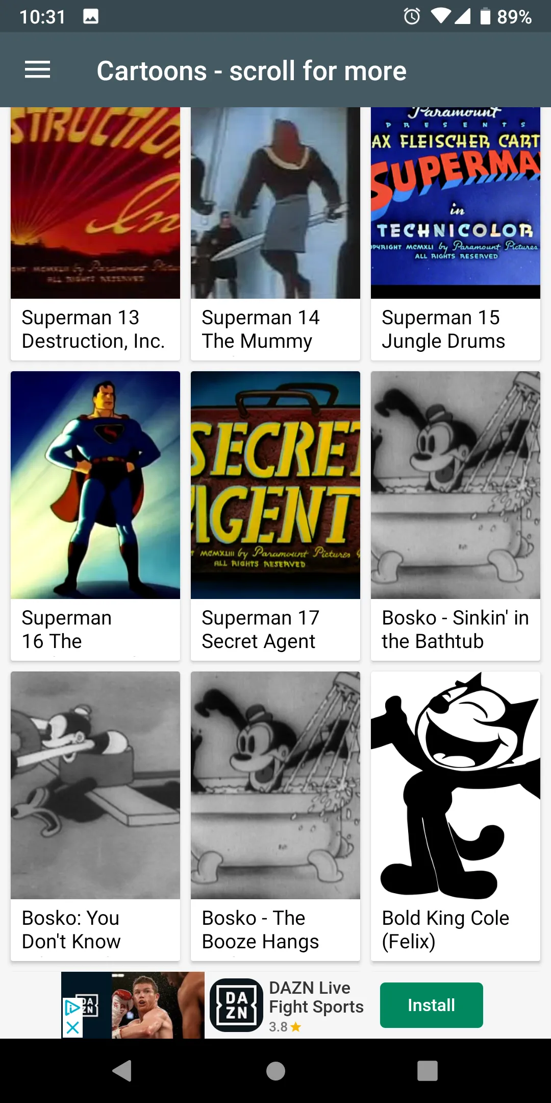 CARTOONS - Classic animations | Indus Appstore | Screenshot