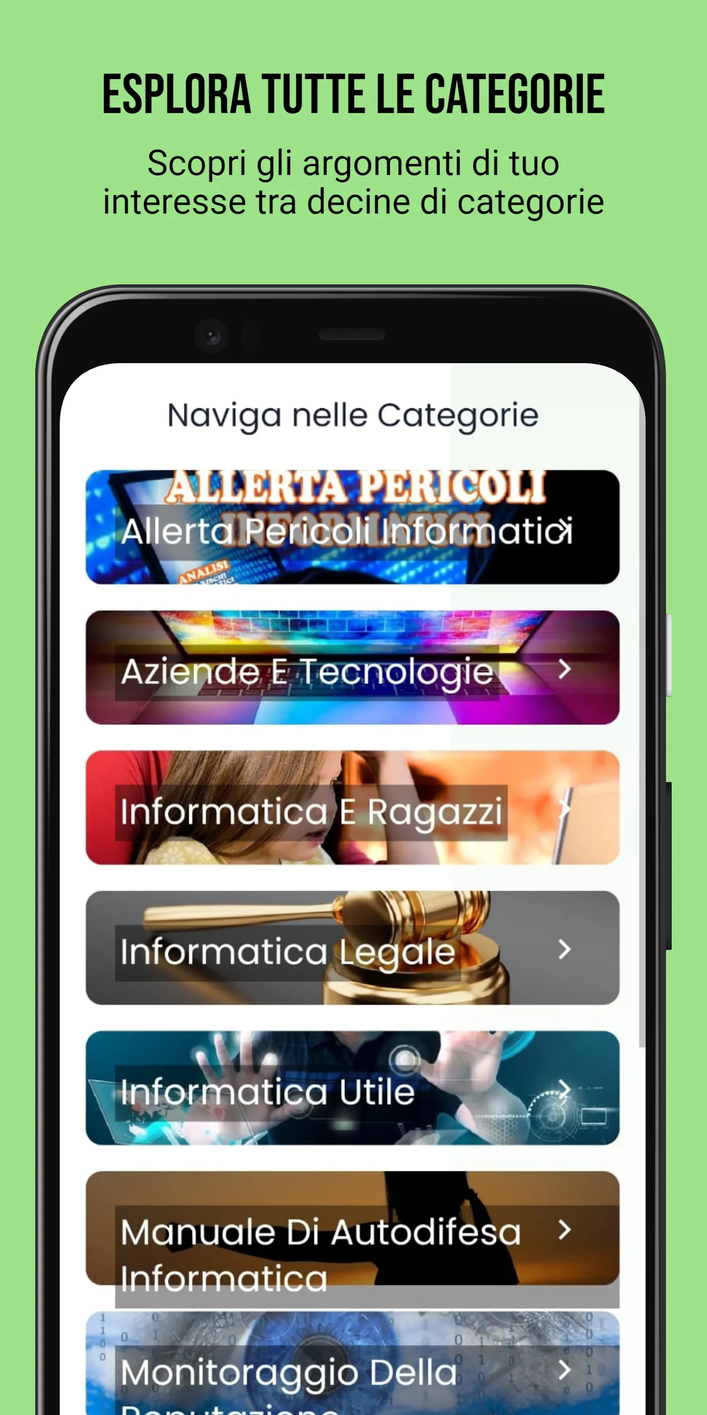 Allerta Pericoli Informatici | Indus Appstore | Screenshot