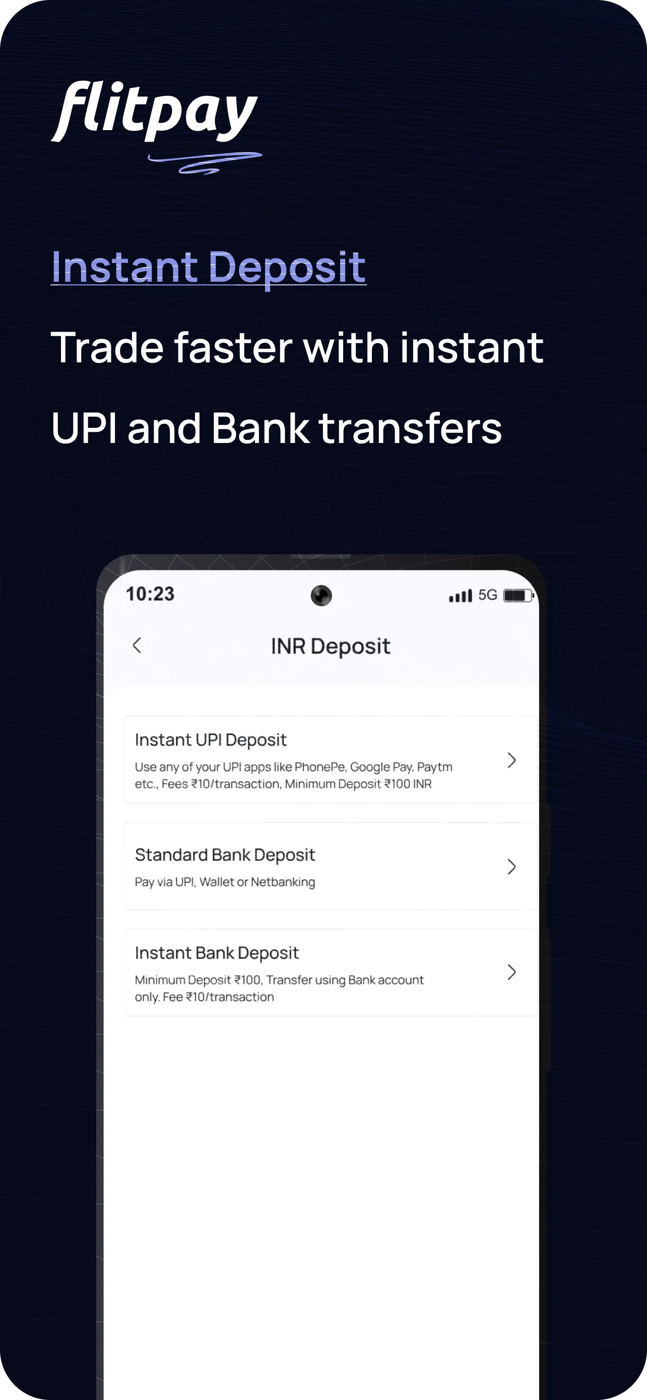 Flitpay: Crypto Trading App | Indus Appstore | Screenshot