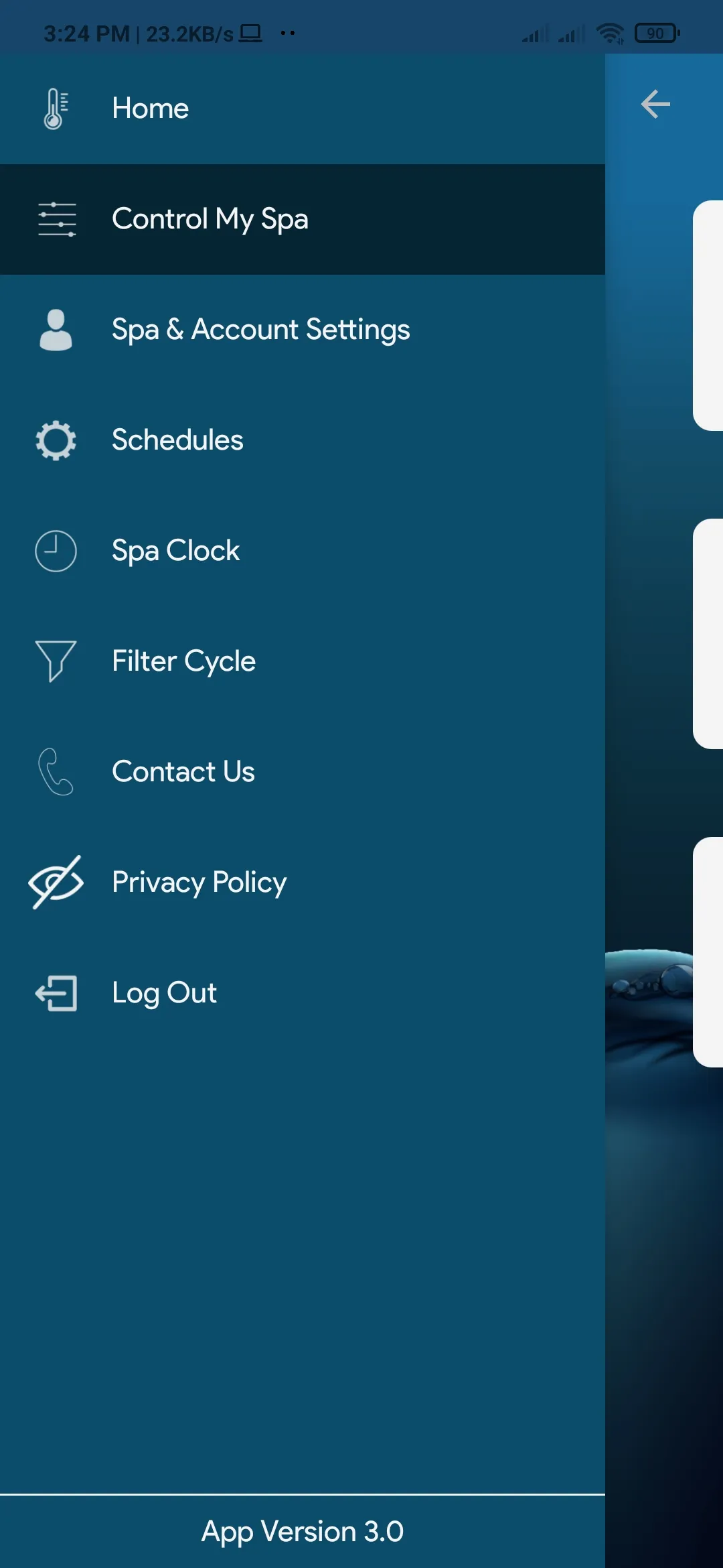 ControlMySpa | Indus Appstore | Screenshot