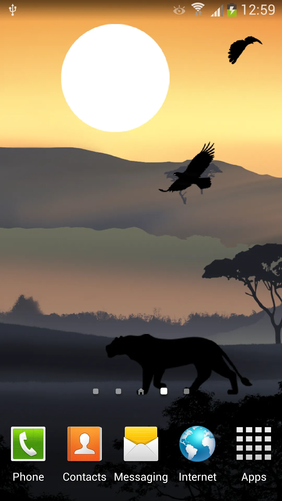 African Sunset Live Wallpaper | Indus Appstore | Screenshot