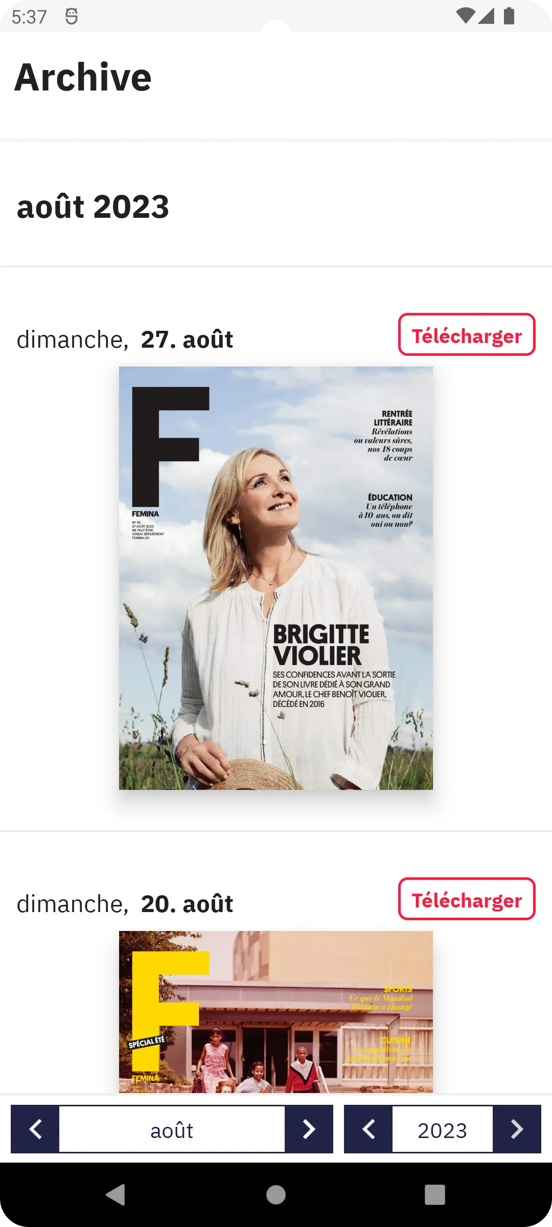 Femina, le magazine | Indus Appstore | Screenshot