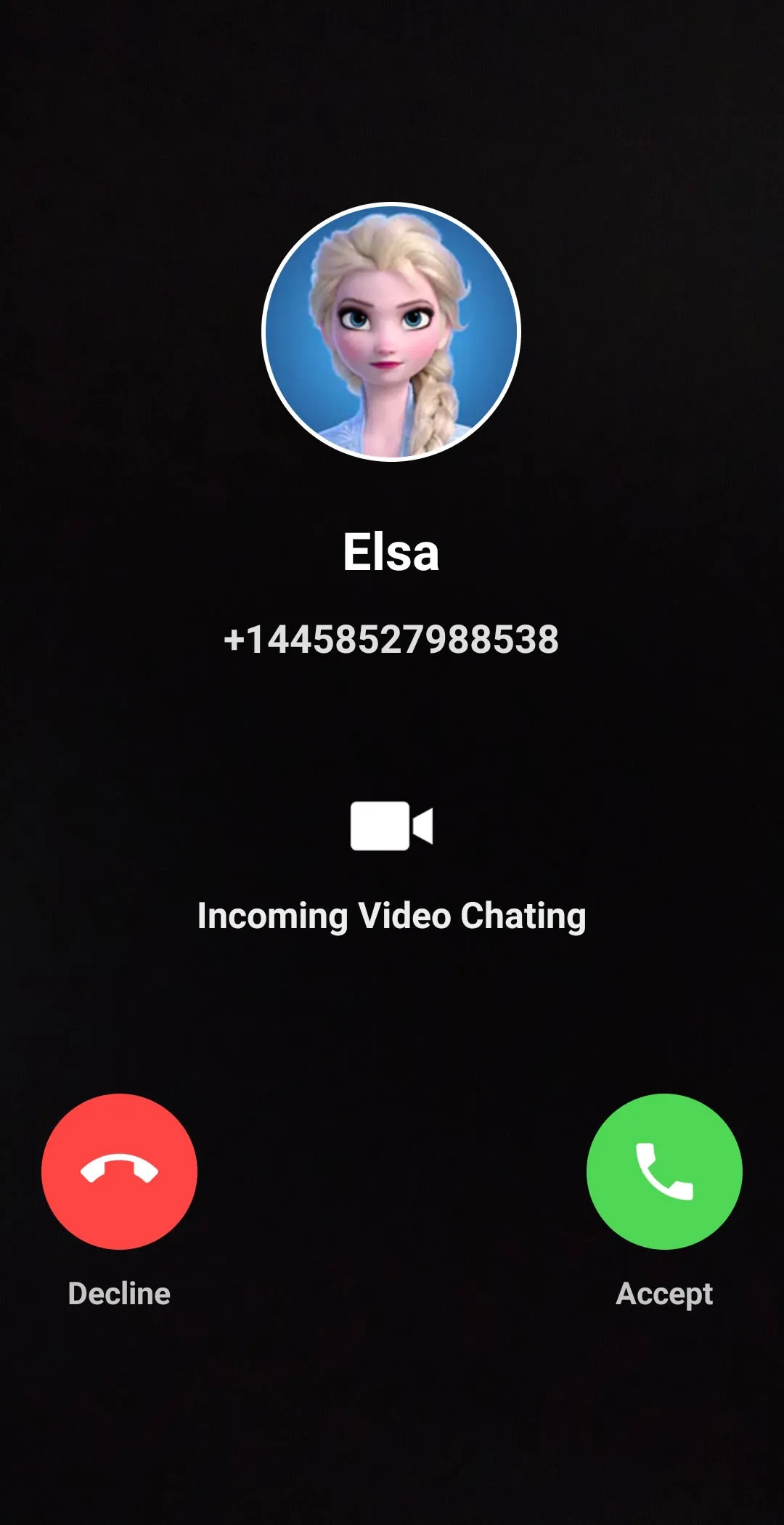 call and chat with Elsa | Indus Appstore | Screenshot