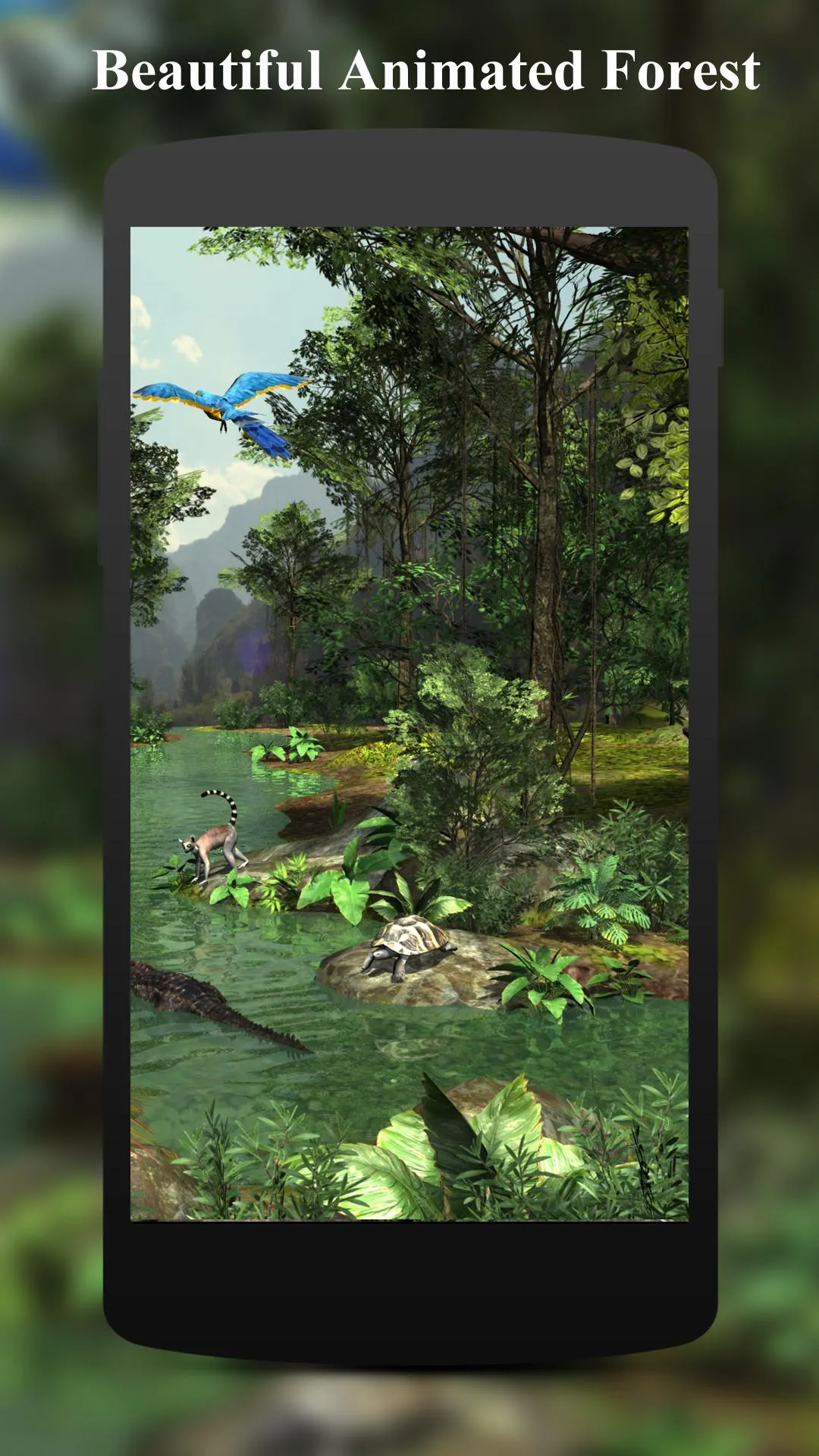 3D Rainforest Live Wallpaper | Indus Appstore | Screenshot