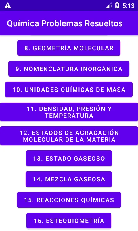 Química Preuniversitario Desar | Indus Appstore | Screenshot