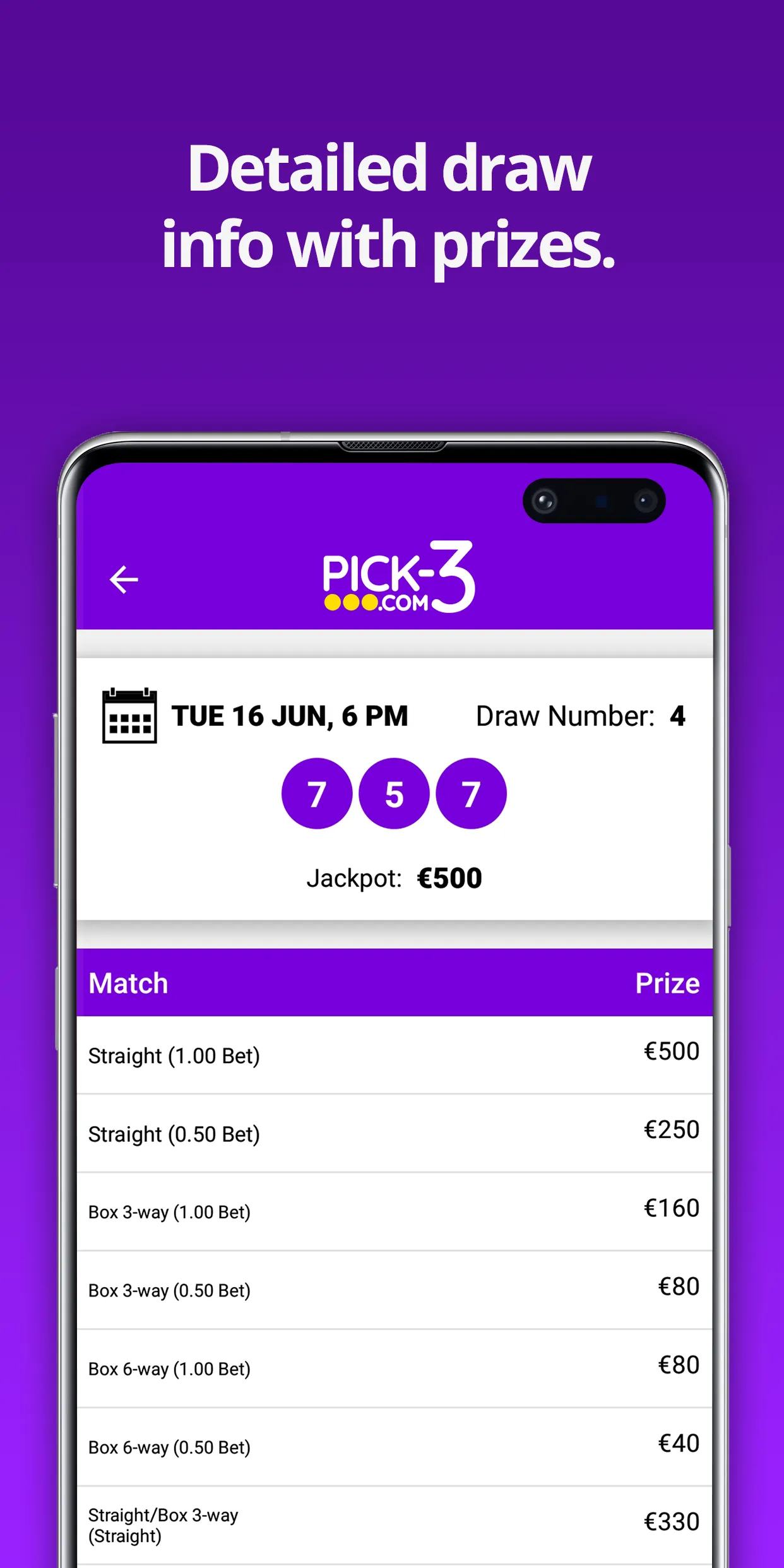 Pick 3 | Indus Appstore | Screenshot