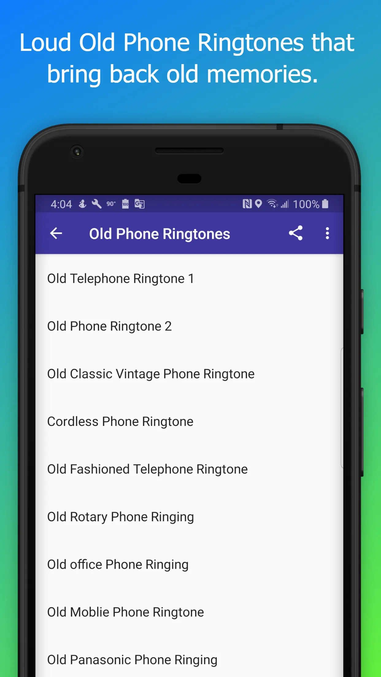 Old Phone Ringtones | Indus Appstore | Screenshot