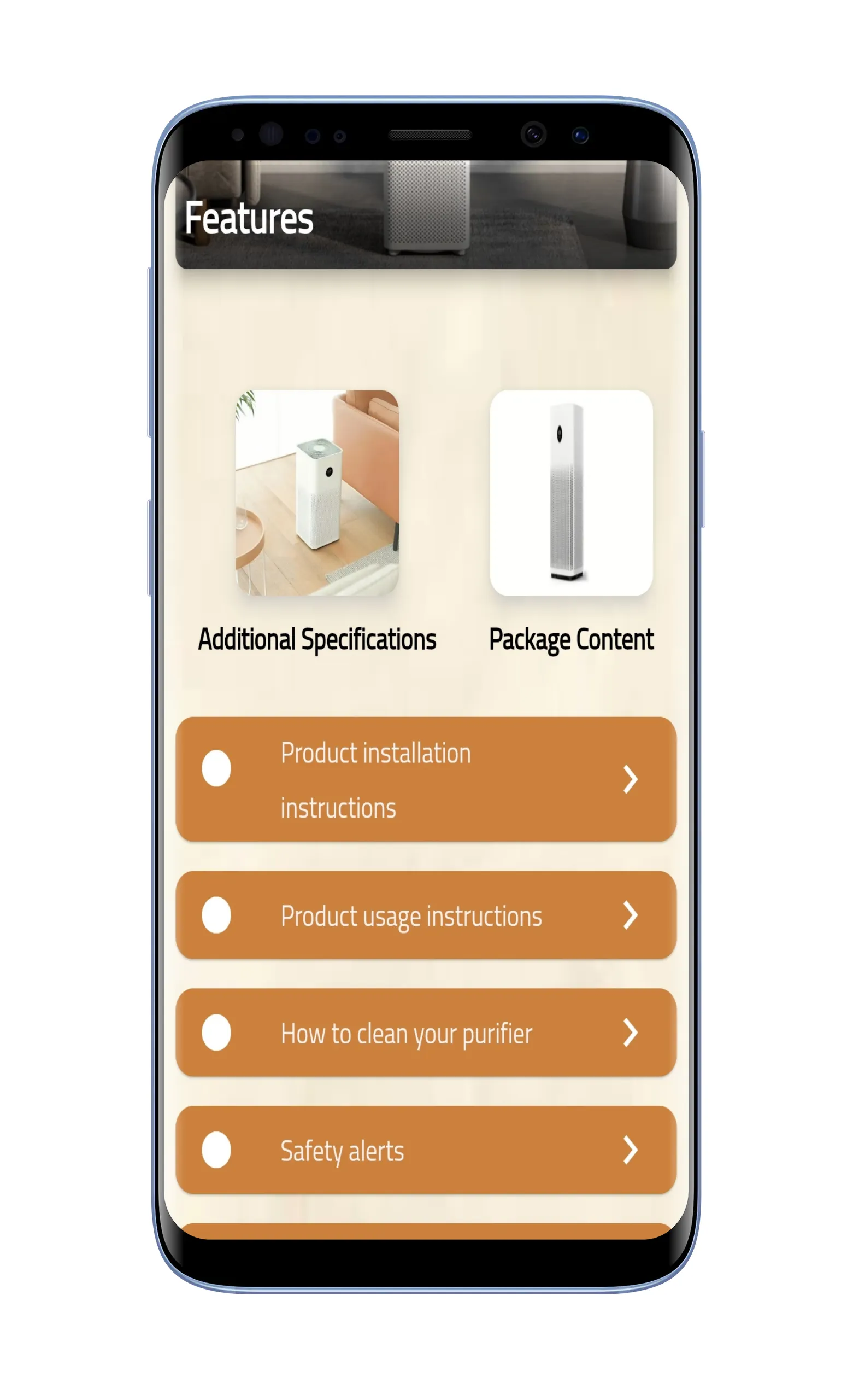 Xiaomi Air Purifier Guide | Indus Appstore | Screenshot