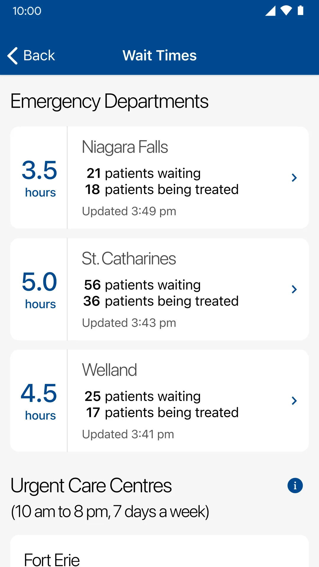 Niagara Health Navigator | Indus Appstore | Screenshot