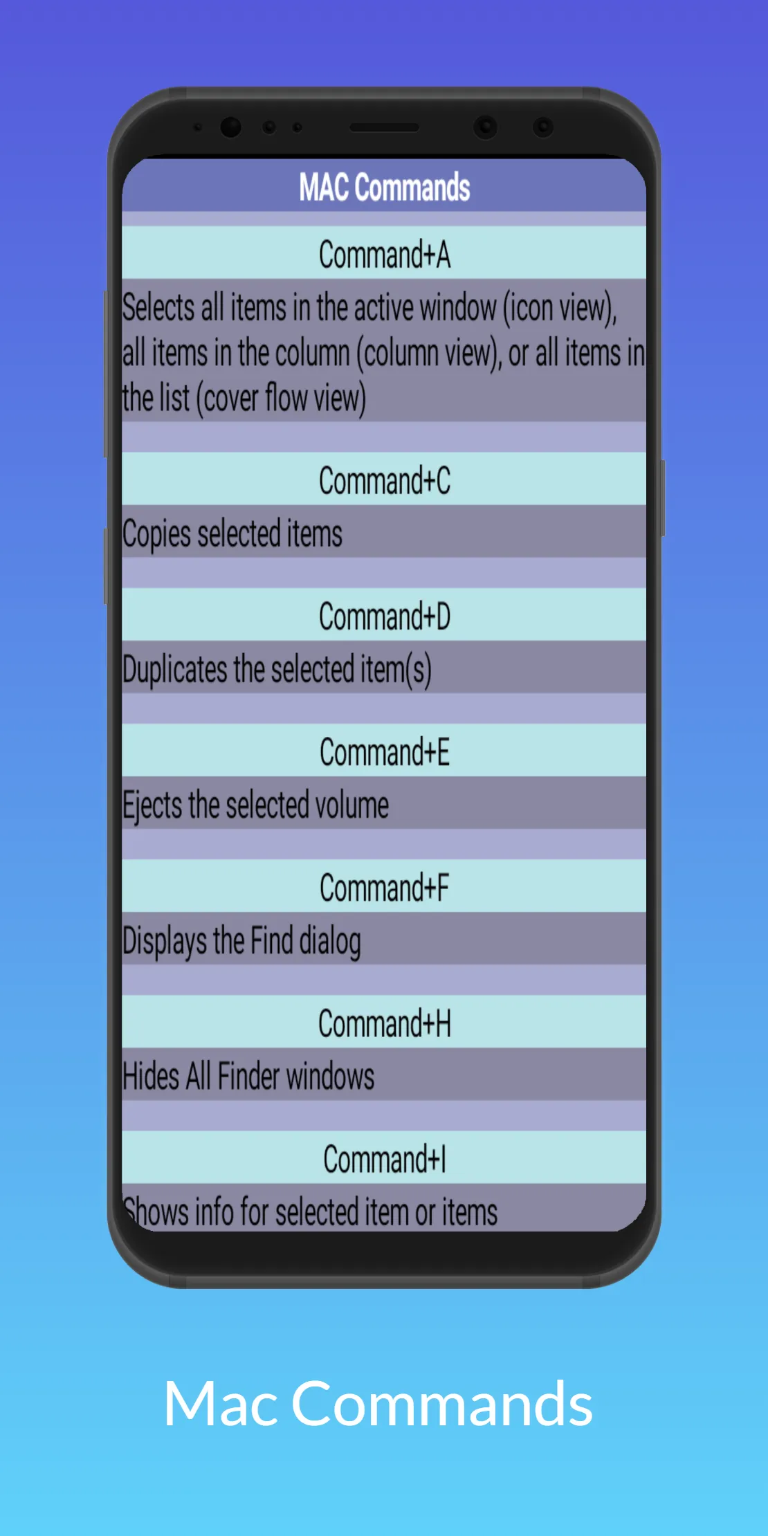 Linux-MAC-Windows OS Commands | Indus Appstore | Screenshot