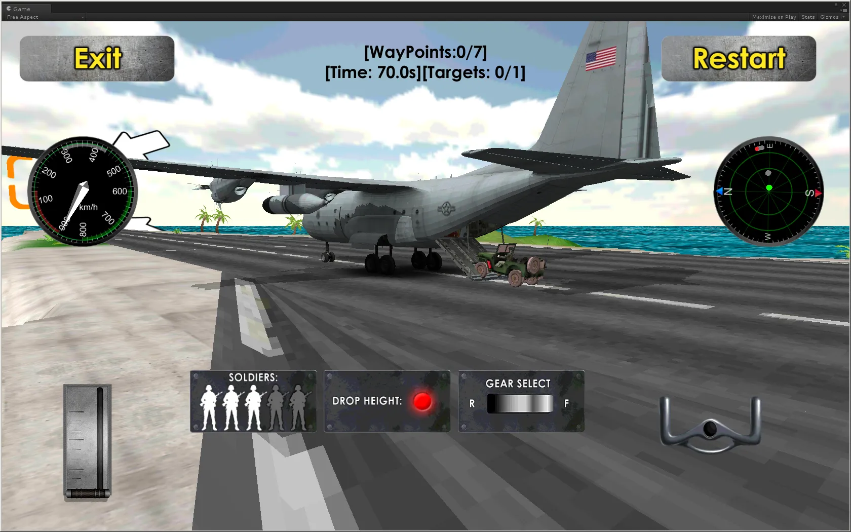 Flight Sim: Transport Plane 3D | Indus Appstore | Screenshot