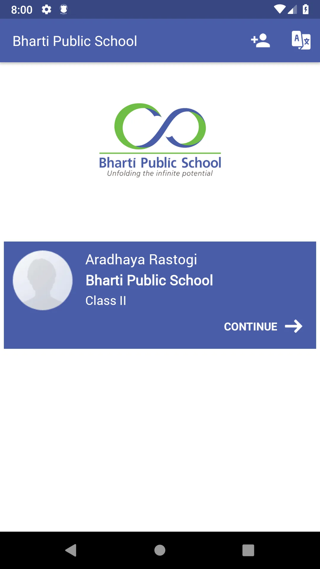 Bharti Public School | Indus Appstore | Screenshot