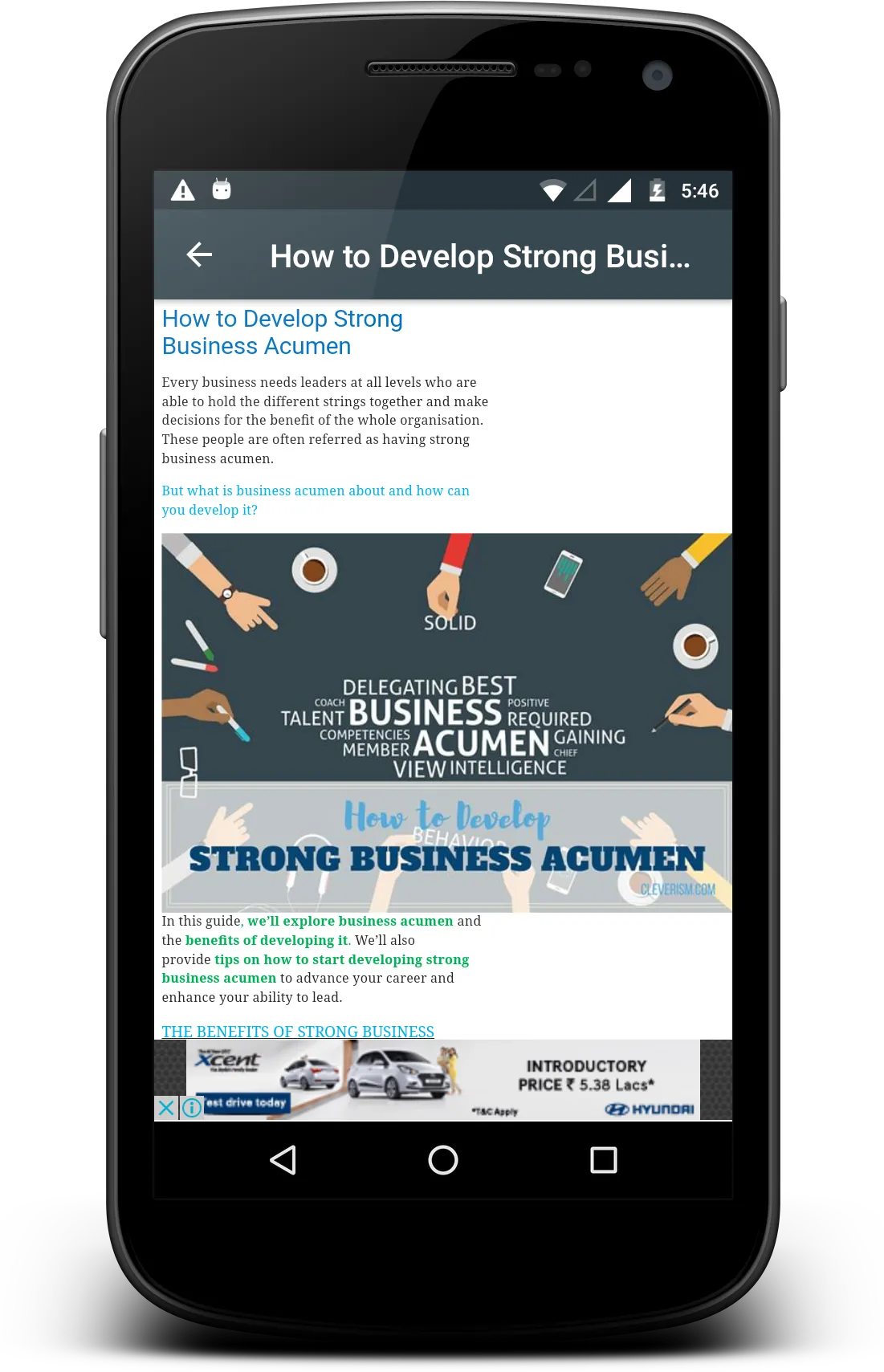 Business Acumen | Indus Appstore | Screenshot