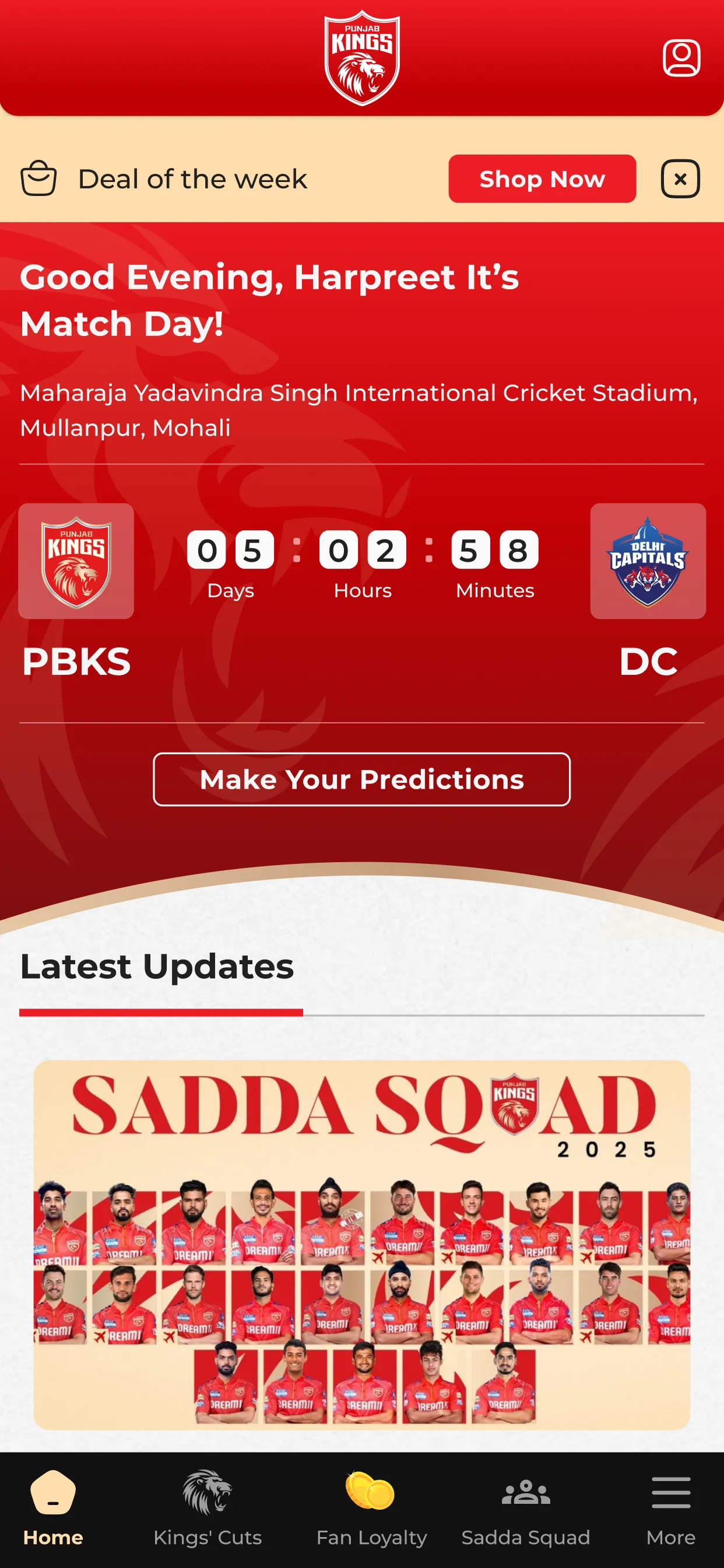 Punjab Kings | Indus Appstore | Screenshot