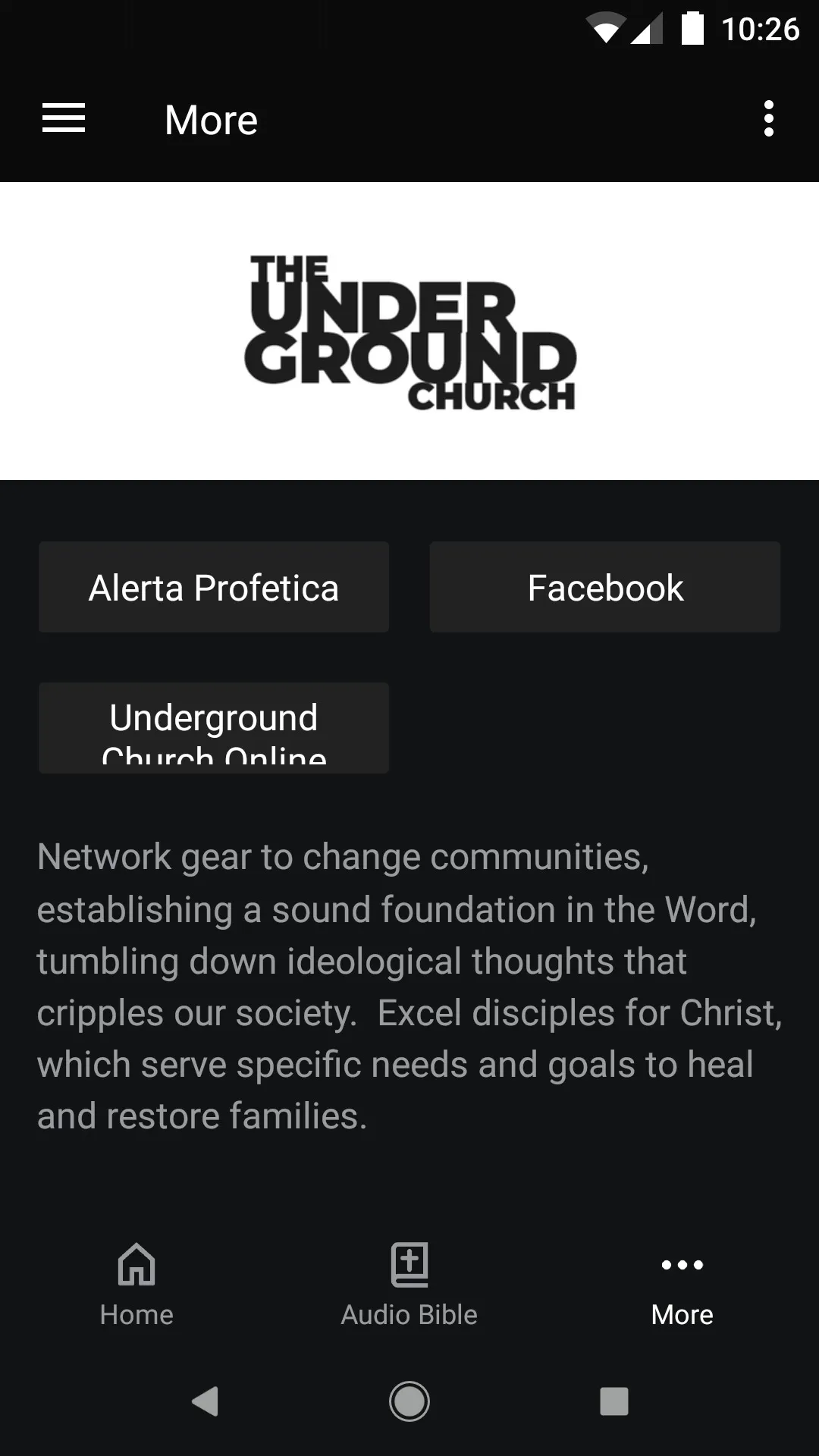 Underground Church | Indus Appstore | Screenshot