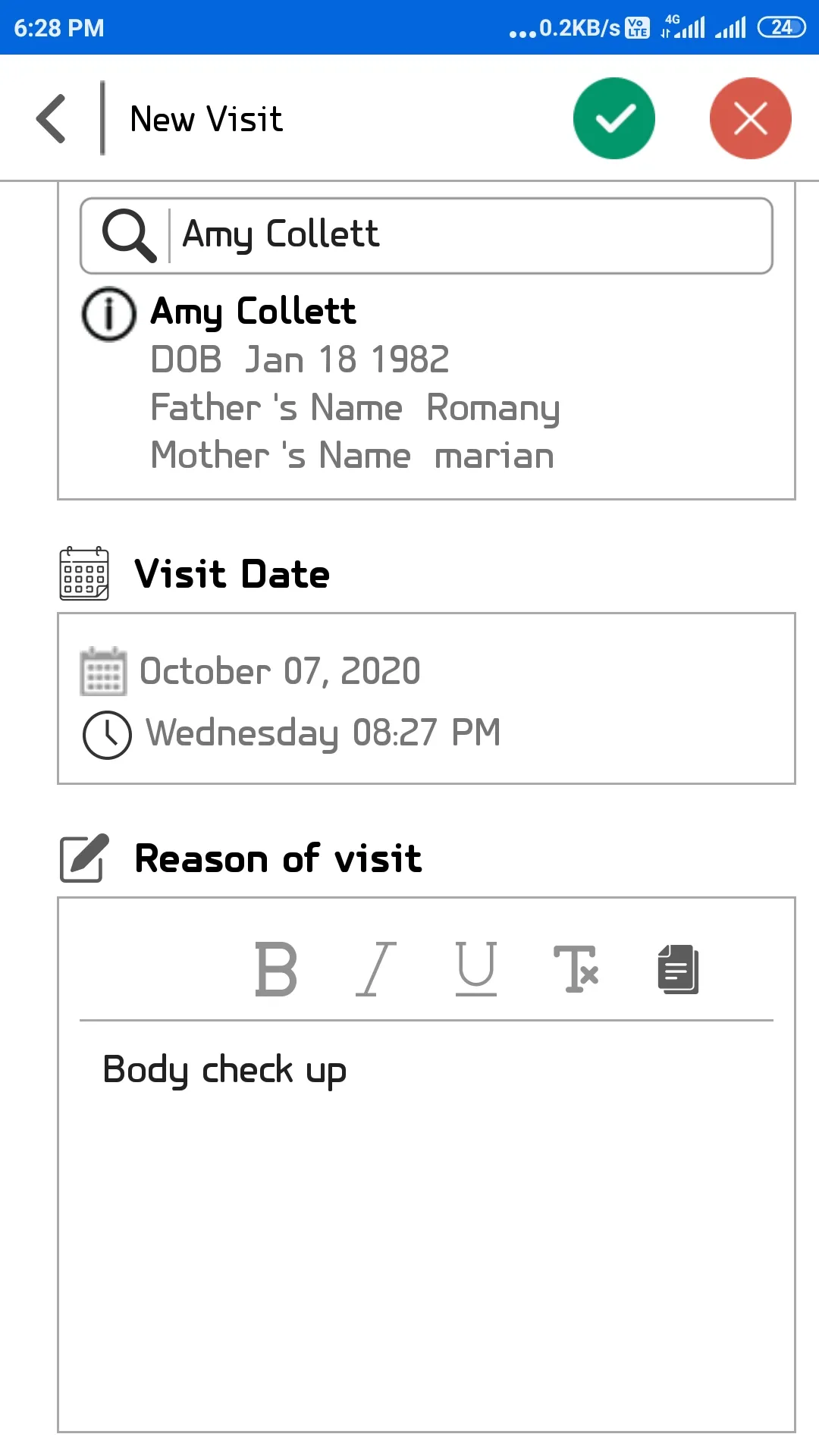 Patient Records & Appointments | Indus Appstore | Screenshot