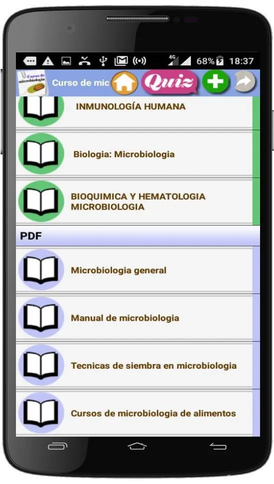 Curso de microbiología | Indus Appstore | Screenshot