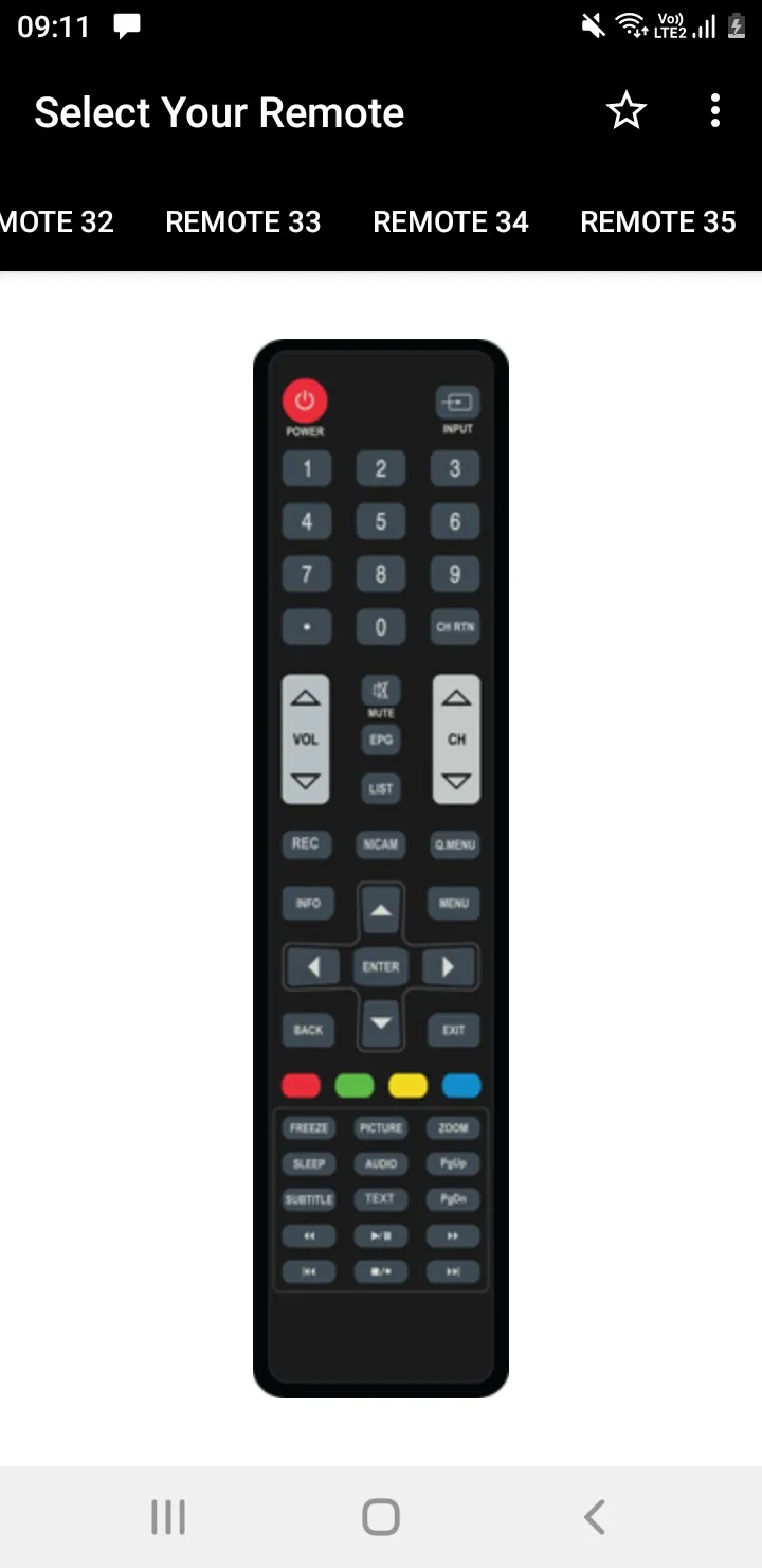 Toshiba TV Remote | Indus Appstore | Screenshot