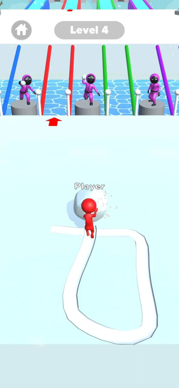 Snow Race 3D: Ice Bridge Run | Indus Appstore | Screenshot