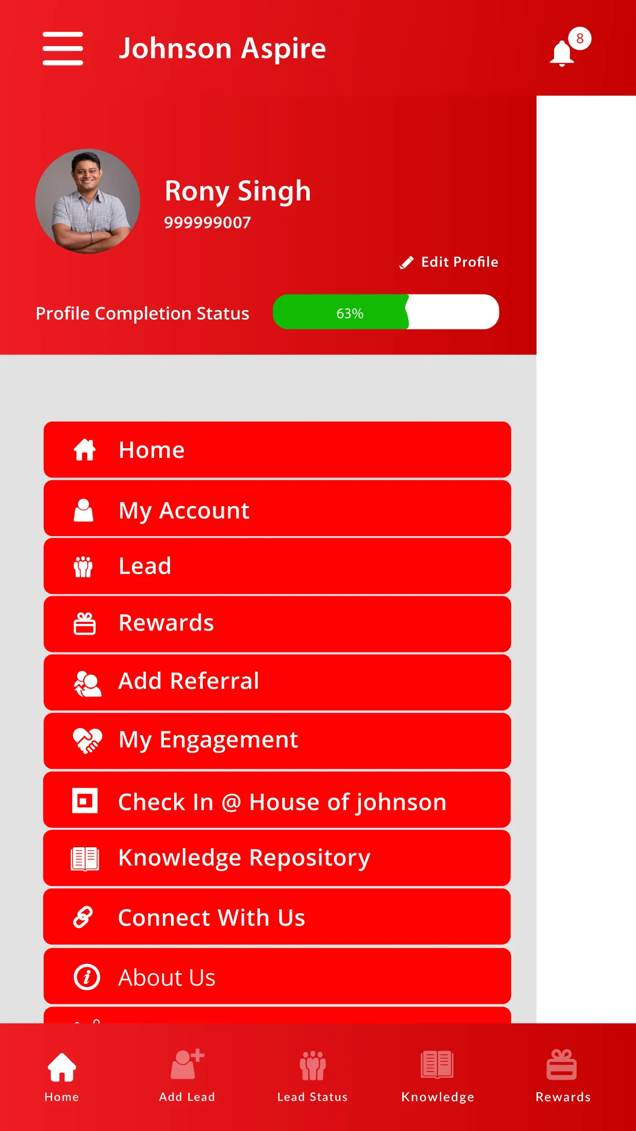 Johnson Aspire | Indus Appstore | Screenshot