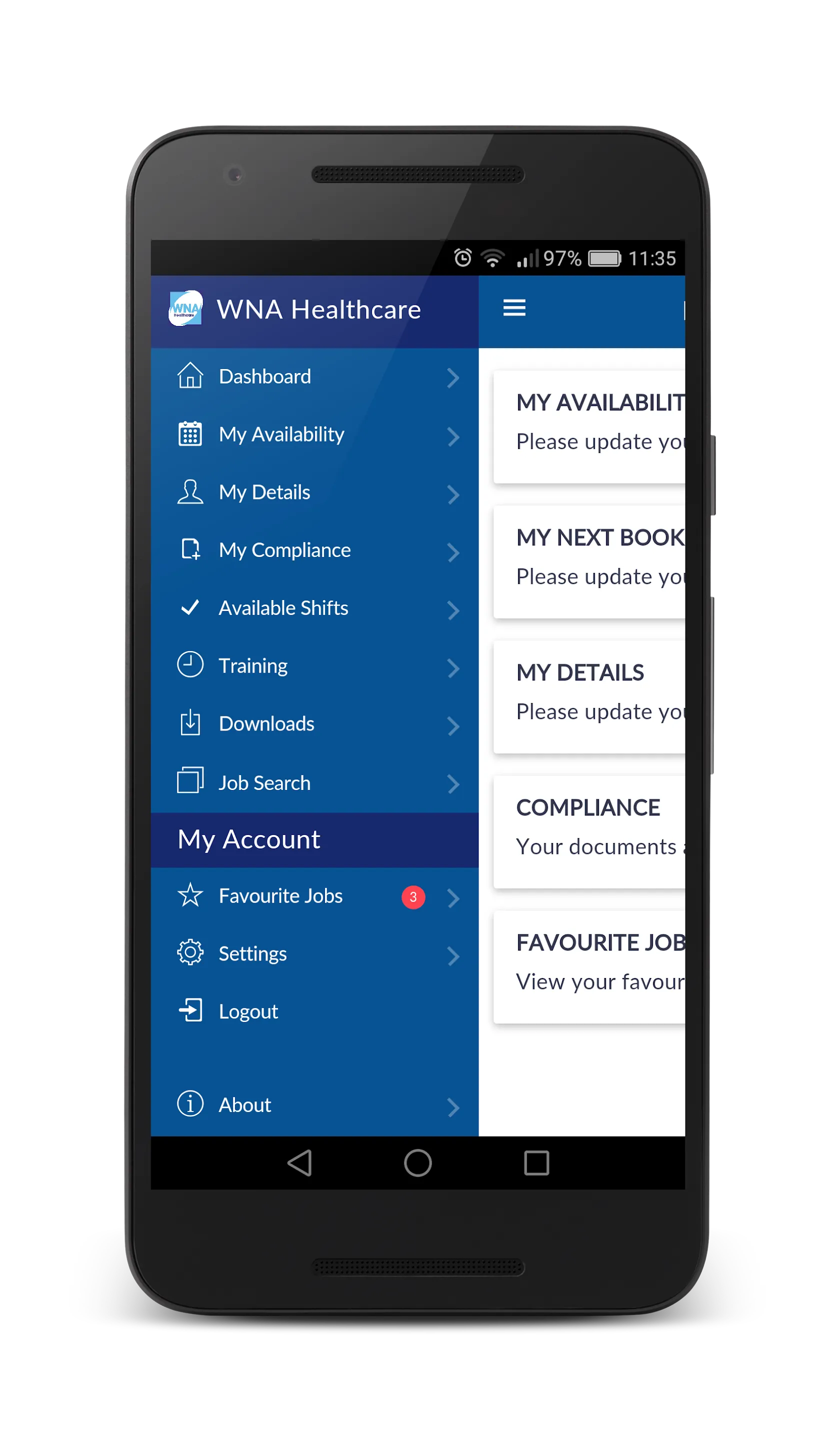 WNA Healthcare | Indus Appstore | Screenshot