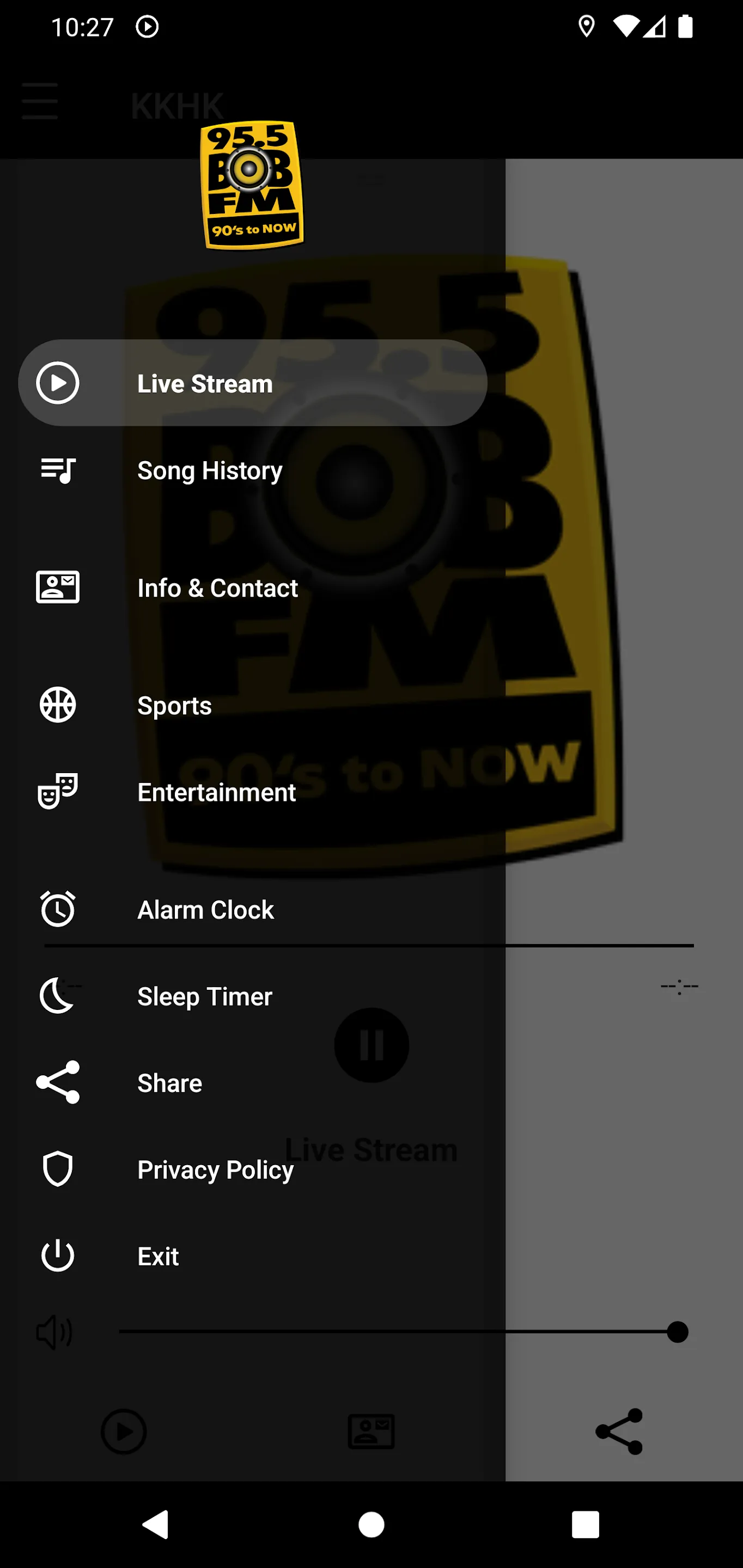 95.5 Bob FM KKHK | Indus Appstore | Screenshot