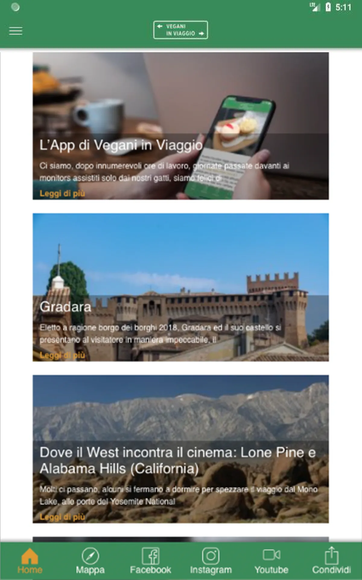 Vegani in Viaggio | Indus Appstore | Screenshot