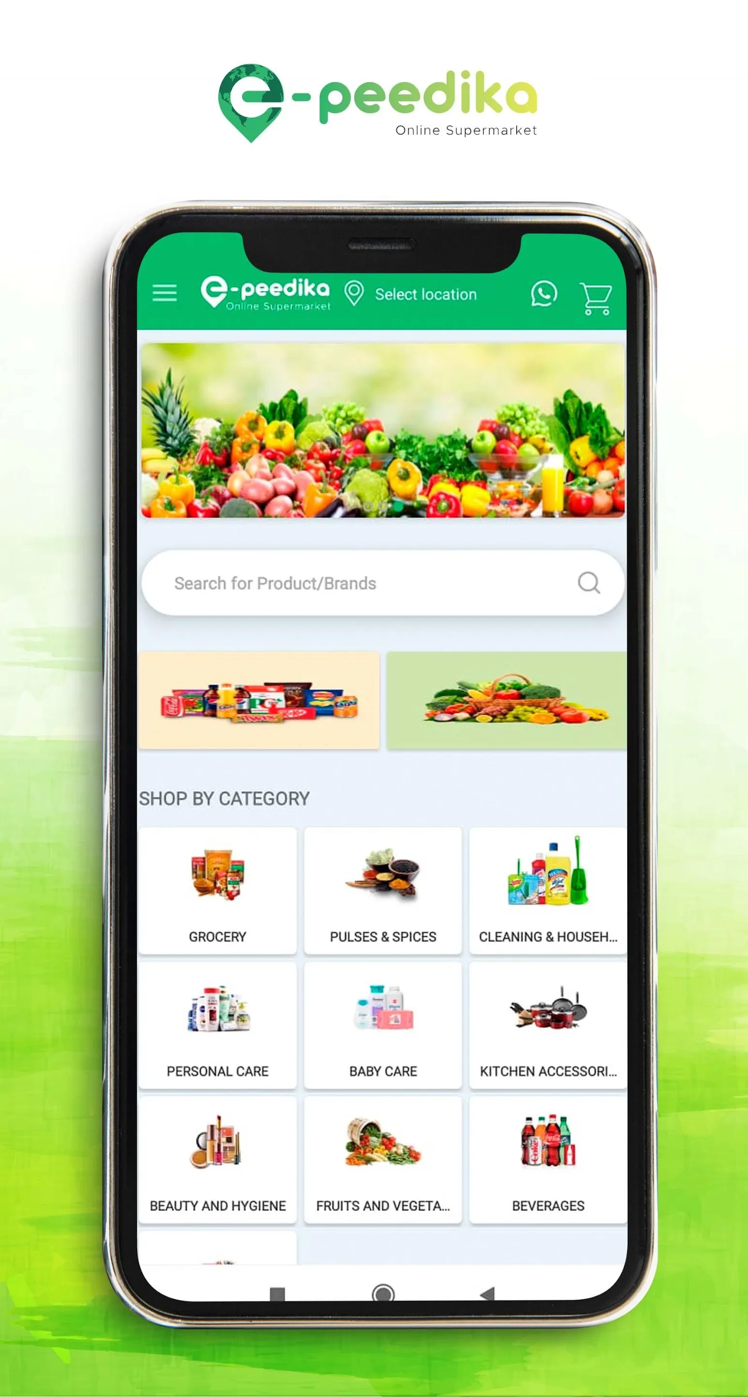 E-Peedika - Online Supermarket | Indus Appstore | Screenshot