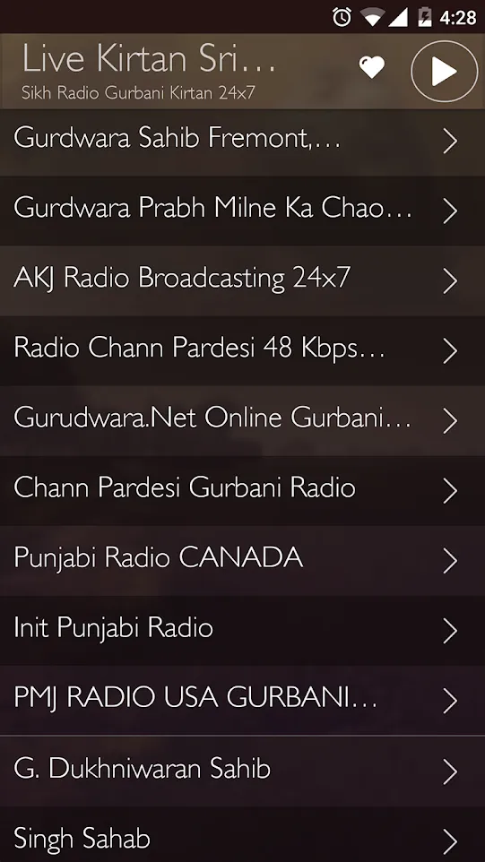 Gurbani Kirtan Radio Stations | Indus Appstore | Screenshot