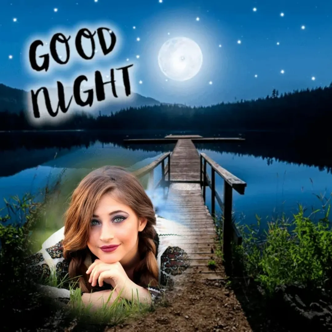 Good Night Photo Frame | Indus Appstore | Screenshot