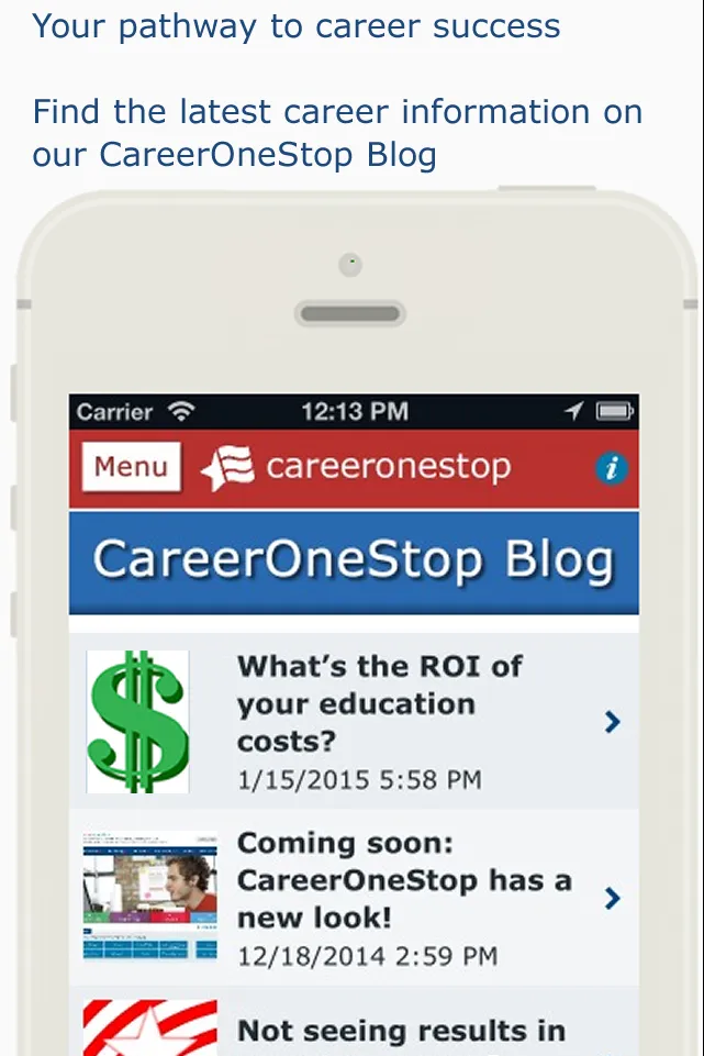 CareerOneStop Mobile | Indus Appstore | Screenshot