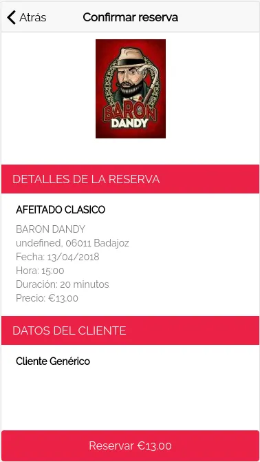 Barbería Baron Dandy | Indus Appstore | Screenshot