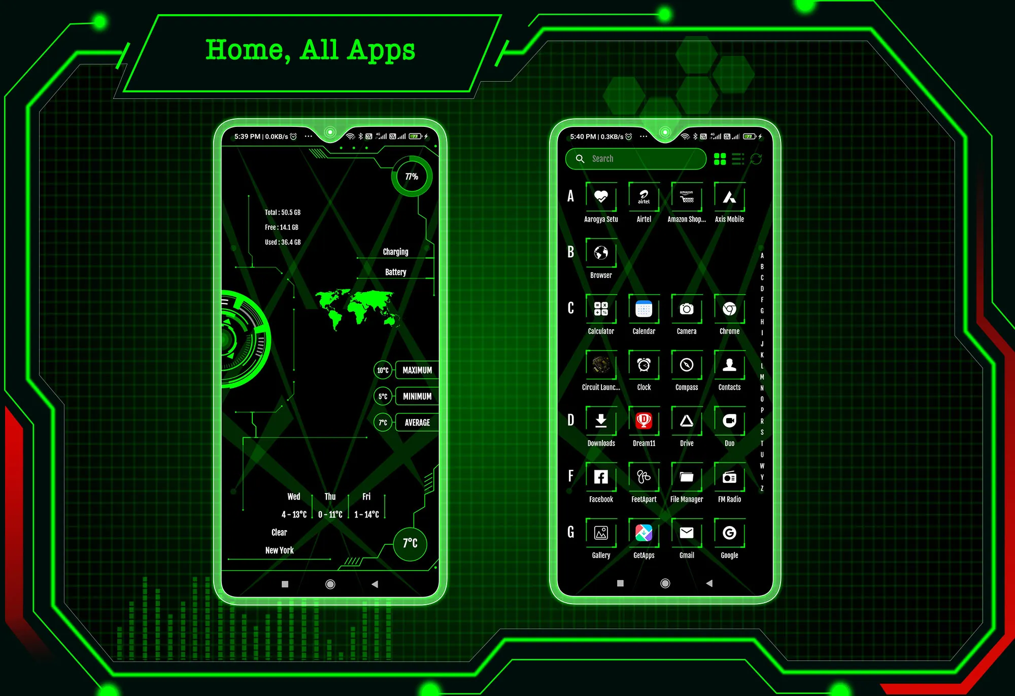 Circuit Launcher 3 - Applock | Indus Appstore | Screenshot