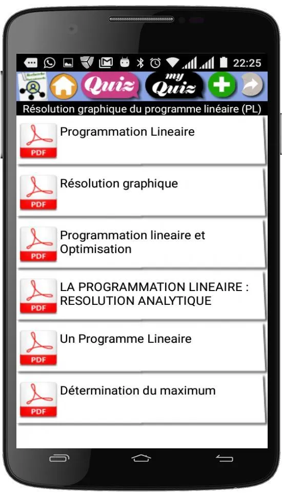 Cours Recherche opérationnelle | Indus Appstore | Screenshot