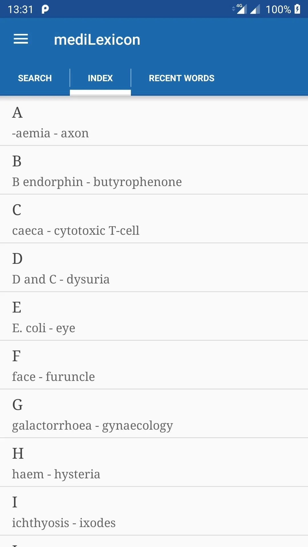 mediLexicon Medical Dictionary | Indus Appstore | Screenshot