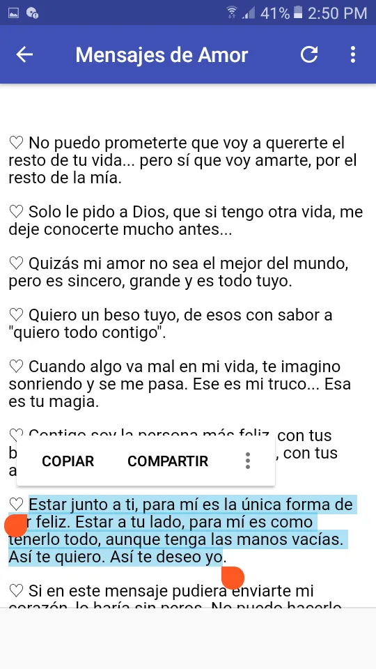 Frases y Mensajes de Amor | Indus Appstore | Screenshot