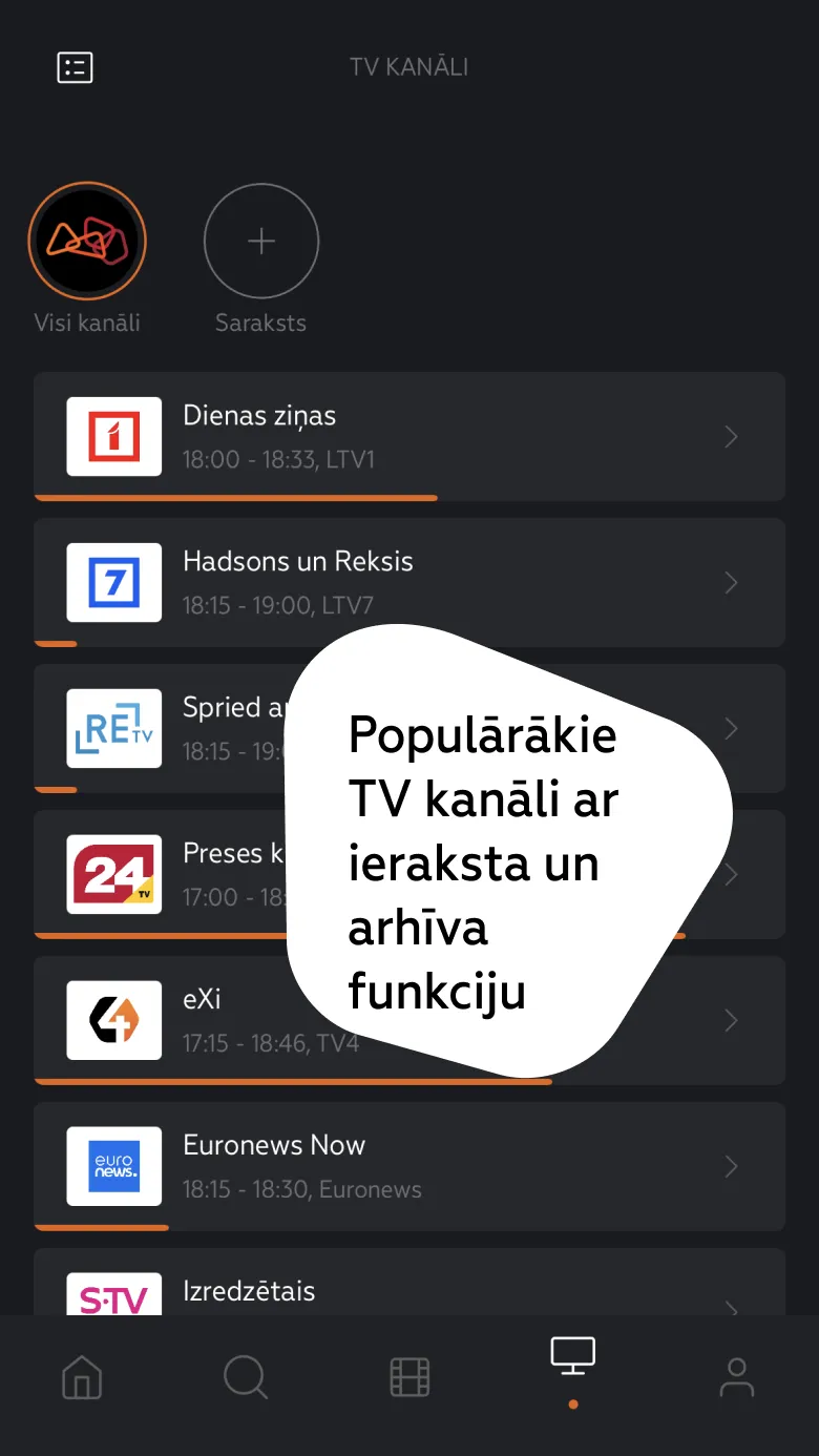 LMT Viedtelevīzija | Indus Appstore | Screenshot